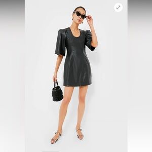 TUCKERNUCK Black Leather Ariella Dress XXXL. Worn once